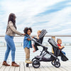 Evenflo Pivot Xpand Modular Travel System with LiteMax Infant Car Seat, Sabino Gray