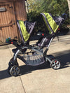 Baby Trend Sit N Stand Double Stroller - Carbon Green