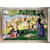 La Pastiche Sunday Afternoon On The Island of La Grande Jatte with Silver Scoop with Swirl Lip Frame, 29