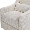 Babyletto Toco Swivel Glider and Ottoman - Performance Grey Eco-Weave