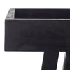 Terrace Solid Wood Bar Cart AllModern Color: Black