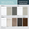 Hampton Bay Designer Series Melvern Assembled 36x34.5x23.75 in. Full Height Door Base Kitchen Cabinet in White