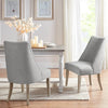 Martha Stewart Winfield Upholstered Dining Chair Set of 2 - Light Grey