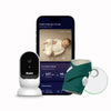 Owlet - Dream Duo: Dream Sock Baby Monitor and HD Camera - Deep Sea Green