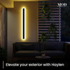 Mod Lighting Haylen Modern Outdoor LED Wall Light - Long Strip Wall Lights Perfect for Garage, Patio, Front Door, Porch, and Other Exterior Areas -