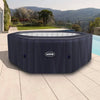 Wave Aegean 6 Person Octagonal Inflatable Hot Tub | Integrated Heater | Navy, Blue