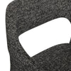 Poly & Bark Chios Dining Chair, Black & White Boucle