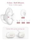 Momcozy Muse 5 Hands Free Breast Pump Wearable, Electric Breast Pump Portable Gray with Breast Pump Bag, Size: 24 mm