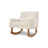 Sleepytime Rocking Chair Frame Color: Light Body Fabric: Ivory Boucle Polyester