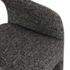 Poly & Bark Chios Dining Chair, Black & White Boucle
