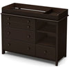 South Shore Little Smileys Changing Table and 4-Drawer Chest, Espresso