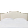 Emilia Upholstered Panel Headboard Size: Queen Upholstery: Linen Talc
