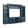 TOV Furniture Virginia Blue Entertainment Center for TVs Up to 65