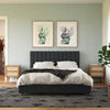 Novogratz Brittany Upholstered Bed (Green - King)