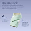 Owlet - Dream Duo: Dream Sock Baby Monitor and HD Camera - Deep Sea Green