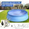 Docred Pool Heat Pumps, Heaters for Above Ground Pools 4000 Gal - White