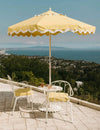 Business and Pleasure Co Market Beach Umbrella in Riviera White