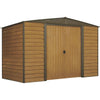 Woodridge Steel Storage Shed 10' x 6' - Arrow Storage Products, Wood