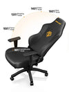 AndaSeat Phantom 3 Office Gaming Chair Linen Fabric / L / Ash Gray