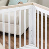 Babyletto - Scoot 3-in-1 Convertible Crib with Toddler Bed Conversion Kit White / Washed Natural
