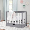 Carter's by DaVinci Colby 4-in-1 Convertible Mini Crib with Trundle(White)