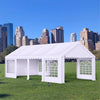 Phi Villa Heavy Duty Party Tent Wedding Event Shelter with Removable Sidewalls, 26ft x 13ft