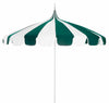 Pagoda Patio Umbrella - Green/White
