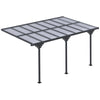 Outsunny Outdoor Gazebo-pergola-awning for Patio with Adjustable Posts