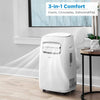 Midea 3-in-1 Portable Air Conditioner, Dehumidifier, Fan, for Rooms Up to 200 Sq ft Enabled, 10,000 BTU Doe (5,800 BTU SACC) Control with Remote,